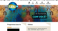 Desktop Screenshot of luautv.com.br