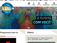 Tablet Screenshot of luautv.com.br